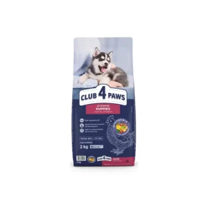 Club 4 Paws суха храна за подрастващи кучета с пилешко
