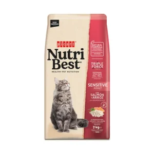 Nutribest Cat Adult суха храна с риба и ориз – 15 кг