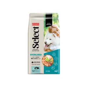 Суха храна за кастрирани кучета Select Adult Sterilised - пиле и ориз, 12 кг