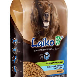 Храна за кучета Laiko с птиче месо, 10 кг